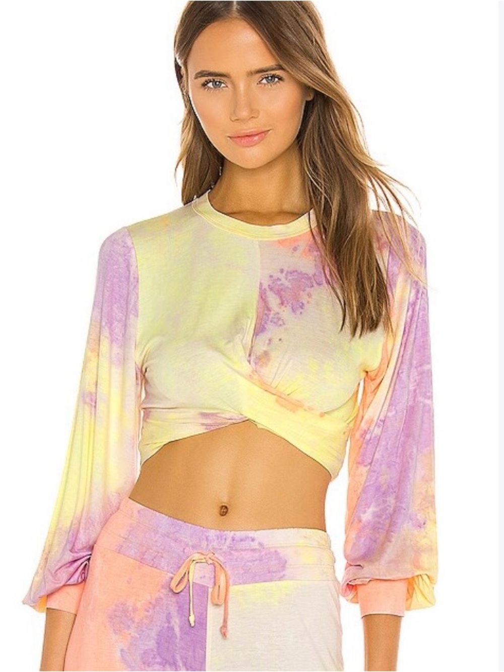Beach Riot Markey Tie Dye Crop Top